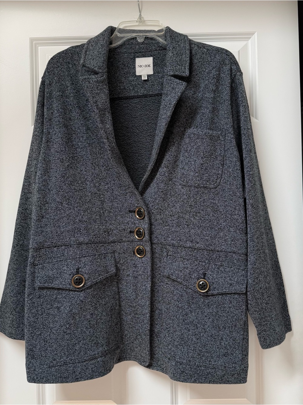 NIC+ZOE Editor Knit Blazer size 2X